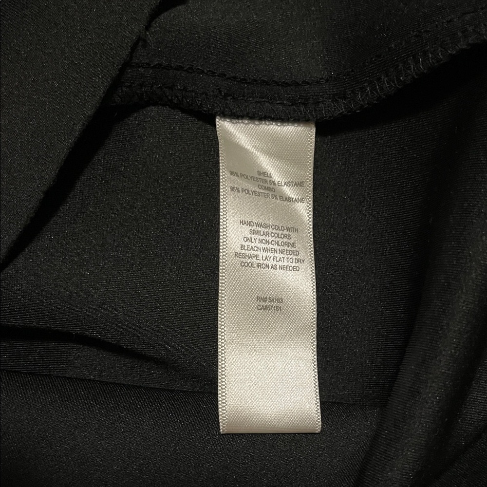Eliza J Black Illusion Long Sleeve Crepe Dress - Picture 8 of 8